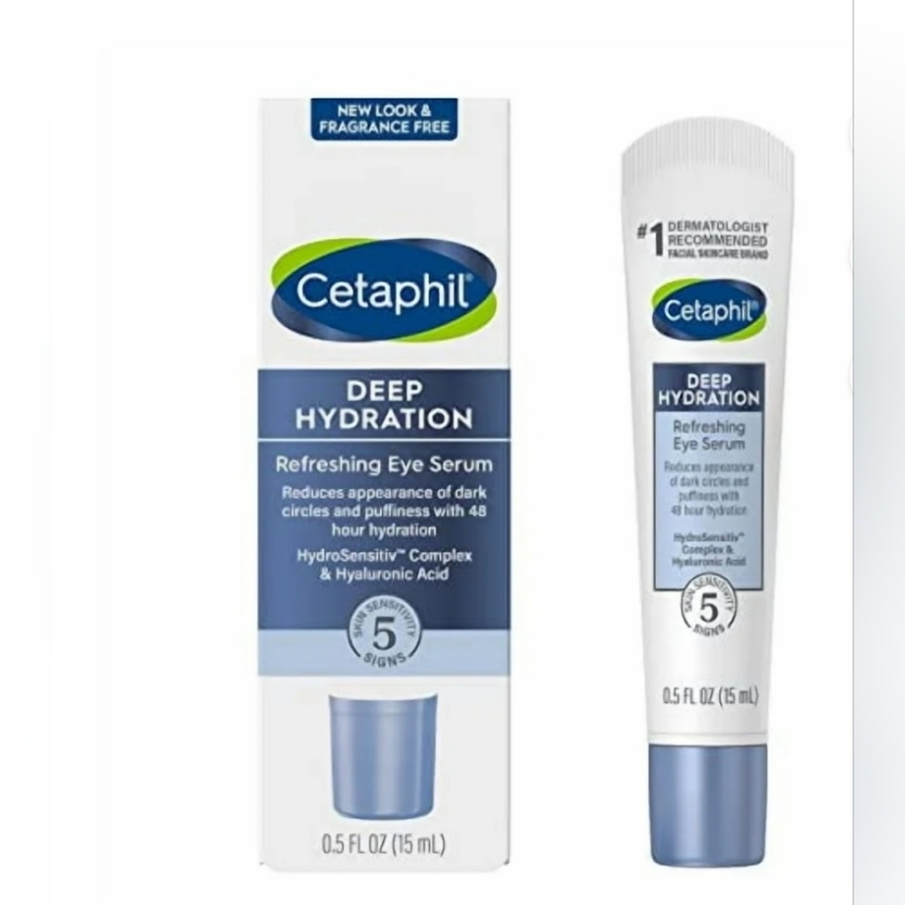 Cetaphil Deep Hydration Refreshing Eye Serum - White and Blue